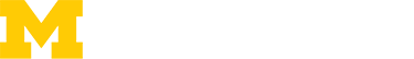 University of Michigan Biostatistics logo, block M in maize and blue
